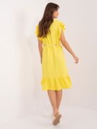 Sukienka damska, żółta, Italy Moda