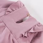 Sukienka dziewczęca z długim rękawem, fioletowa, Eevi