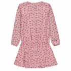 Sukienka dziewczęca z długim rękawem, różowa, Marc O'Polo