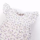 Sukienka dziewczęca z krótkim rękawem, biała, Eevi