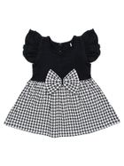 Sukienka dziewczęca z krótkim rękawem, czarna, Nicol