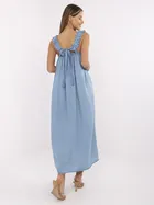 Sukienka jeansowa damska, niebieska, Italy Moda