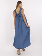Sukienka jeansowa damska, niebieska, Italy Moda