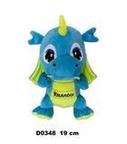Sun-Day, Smok "Kraków", maskotka, błękitny żółty, 19 cm