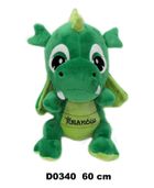 Sun-Day, Smok "Kraków", maskotka, zielony, 60 cm