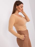 Sweter damski, beżowy, Bluoltre