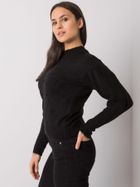 Sweter damski, czarny, Rue Paris