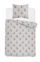 Świąteczne koty, 2-częściowy komplet pościeli, 160-200 cm