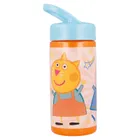 Świnka Peppa, Playground, Kindness Counts, bidon ze słomką, 420 ml