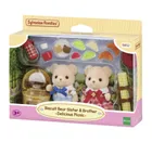 Sylvanian Families, Piknik rodzeństwa ciasteczkowych misiów, zestaw z figurkami, 5852