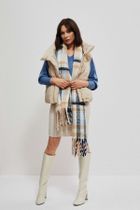 Szalik damski, niebieski, Moodo