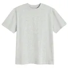 Szara koszulka basic z bawełny czesanej NOWEAR