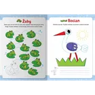 Szlaczki zwierzaczki. Edukacyjna książeczka z naklejkami