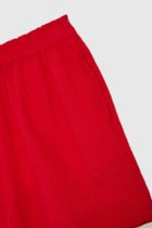 Szorty damskie, czerwone, Moodo