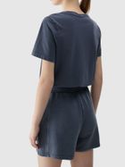 Szorty damskie, granatowe, 4F