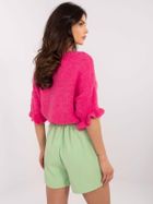 Szorty damskie, zielone, Italy Moda
