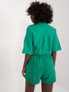 Szorty damskie, zielone, Italy Moda