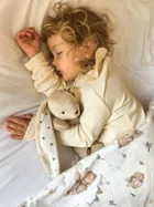 Szumisie, Szumiś Króliczek, maskotka z mechanizmem szumiącym, beżowa, gwiazdki, 17 cm