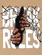 T-shirt chłopięcy, beżowy, Tup Tup