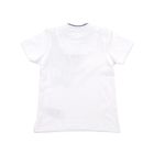 T-shirt chłopięcy, biały, Kanz