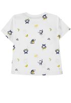 T-shirt chłopięcy, biały, Tom Tailor