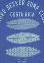 T-shirt chłopięcy, niebieski, Tom Tailor