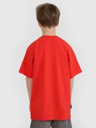 T-shirt chłopięcy, oversize, czerwony, 4F