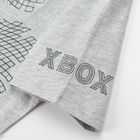 T-shirt chłopięcy, szary, Xbox