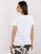 T-shirt damski, biały, Basic Feel Good