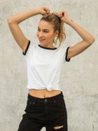 T-shirt damski, biały, For Fitness