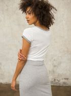 T-shirt damski, biały, For Fitness