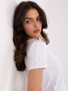 T-shirt damski, biały, Relevance