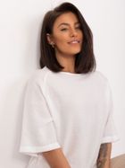 T-shirt damski, biały, Sublevel