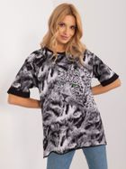 T-shirt damski, czarny, Mint