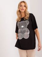 T-shirt damski, czarny, Mint