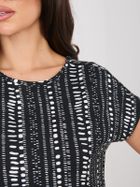 T-shirt damski, czarny, Sublevel