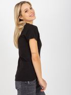 T-shirt damski, czarny, Vikki