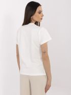 T-shirt damski, ecru, Calimera