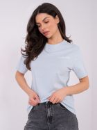 T-shirt damski, niebieski, Sublevel