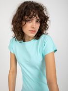 T-shirt damski, niebieski, Vikki