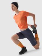 T-shirt damski, pomarańczowy, 4F