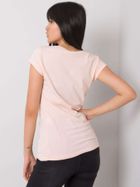 T-shirt damski, różowy, Ex Moda