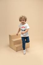 T-shirt dziecięcy, ecru, Pinokio