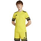 T-shirt dziecięcy, żółty, Adidas Squadra