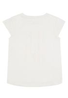 T-shirt dziewczęcy, biały, Tom Tailor