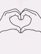 T-shirt dziewczęcy, biały, Tup Tup