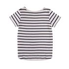 T-shirt dziewczęcy, czarno-biały, Tom Tailor