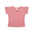 T-shirt dziewczęcy, czerwony, Tom Tailor