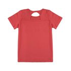 T-shirt dziewczęcy, czerwony, Tom Tailor