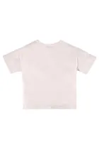 T-shirt dziewczęcy, jasnoróżowy, Up Baby